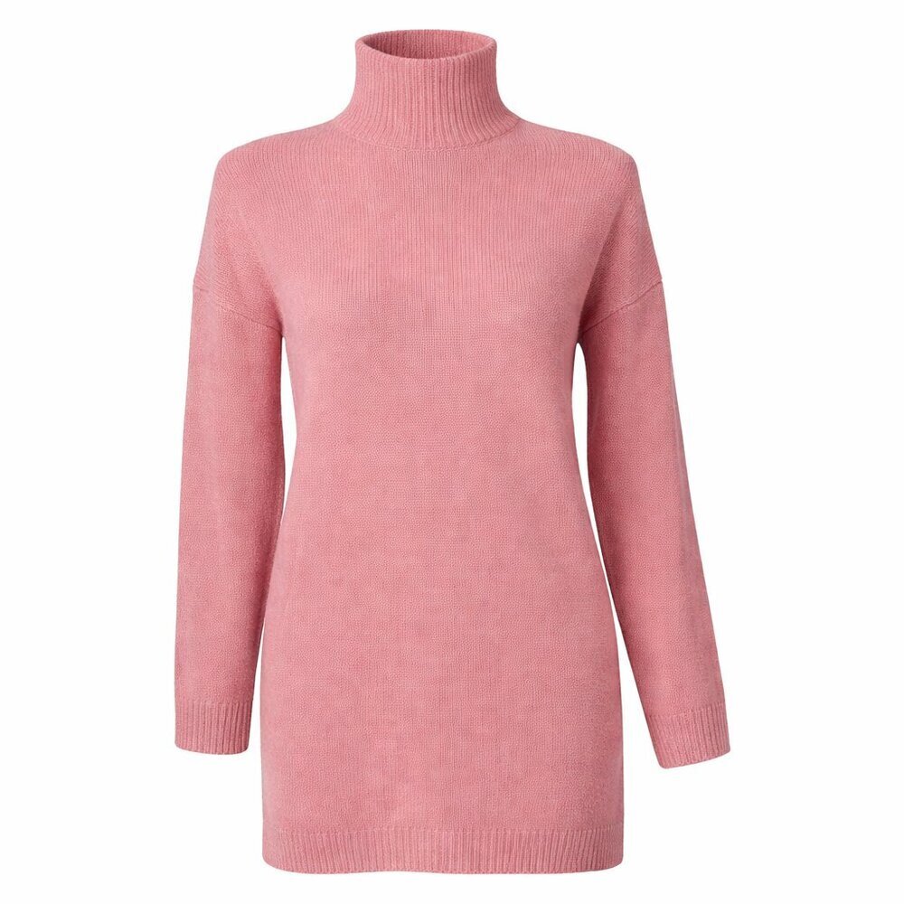 MISSLOOK Mock Neck Long Sleeve Sweater Size Small